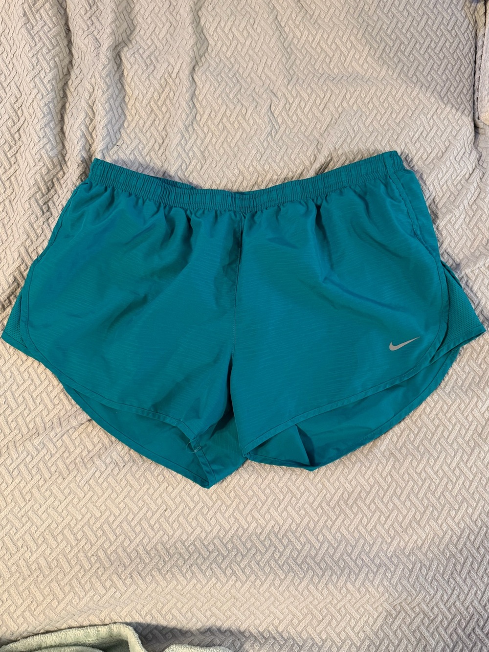 Nike Women's Teal Athletic Running Shorts
